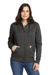 Carhartt® Women’s Clarksburg Full-Zip Hoodie - Carbon Heather - XS
